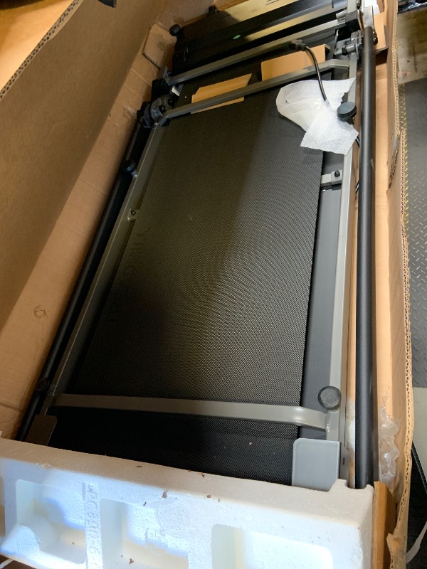 Photo 1 of Walking Pad Under Desk Treadmill with Incline, 2 in 1 Folding Treadmills for Home Small Office, 300 lbs Capacity, Portable Compact Walking Treadmill with Remote Control, LED Display and Apps