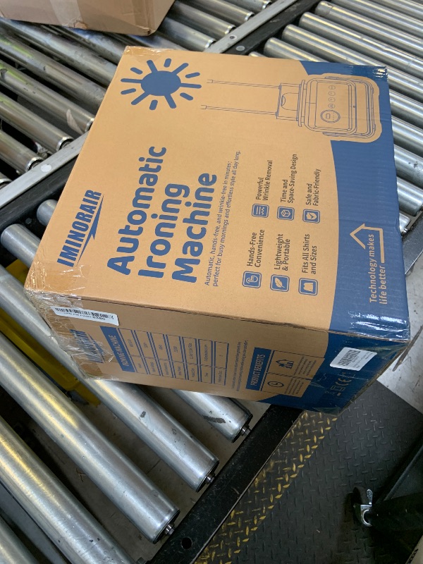 Photo 1 of Automatic Ironing Machine, Portable Hands-Free Wrinkle Remover for Shirts & Pants, Gentle on All Fabrics, Ironing Machine Perfect for Apartments & Business Travel