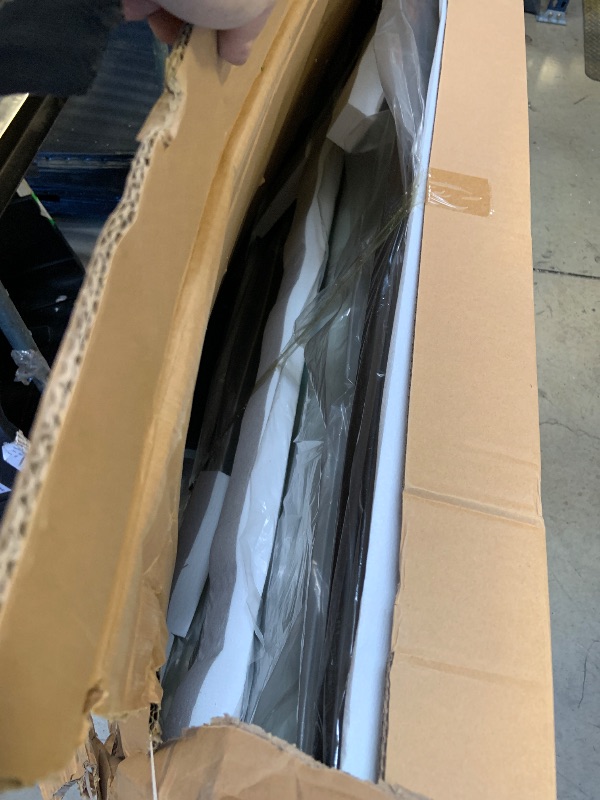 Photo 1 of 56-60" W x 72" H Shower Door,Frameless Sliding Shower Door with 1 Handle,Shower Glass Door with 5/16" (8mm) Clear SGCC Tempered Glass, Stainless Steel Hardware,Matte Black (factory sealed)