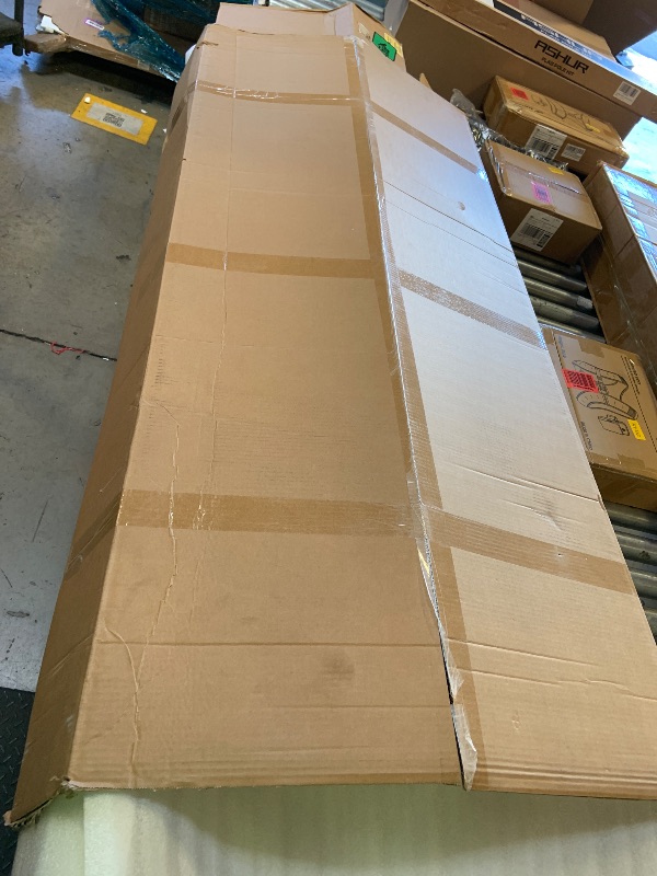 Photo 1 of Cargo Van Partition Safety Bulkhead, Heavy-Duty Steel, Compatible with Ford Transit 150/250/350 Medium Roof, with Lock, Door Handle, Acrylic Custom Window Board,Black