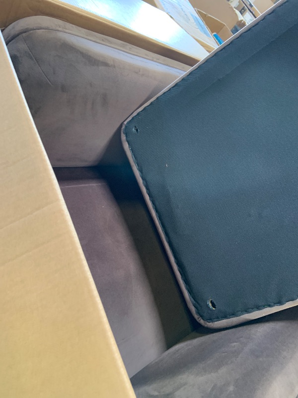 Photo 1 of Modway Tate Performance Velvet Accent Chair in Chocolate Brown - Upholstered Club Chair - Modern Barrel Armchair - Comfy Reading Leisure Chair for Living Room, Bedroom, Office