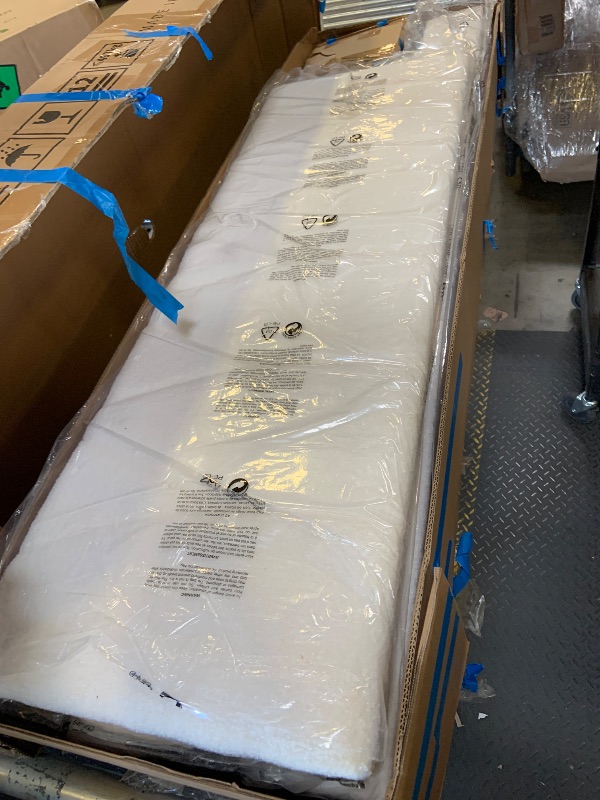 Photo 1 of YITAHOME Queen Size Floating Bed Frame with RGB LED Lights, Bookcase Storage Headboard Beds with Charging Station, Upholstered Platform with Heavy Duty Wood Slat, No Box Spring Needed, Beige