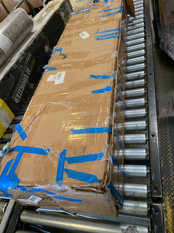 Photo 1 of YITAHOME Queen Size Floating Bed Frame with RGB LED Lights, Bookcase Storage Headboard Beds with Charging Station, Upholstered Platform with Heavy Duty Wood Slat, No Box Spring Needed, Beige