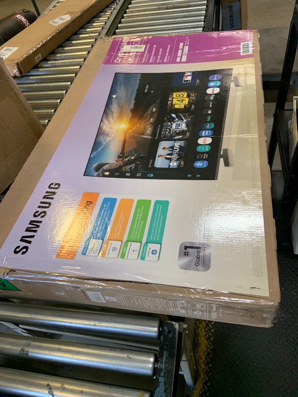 Photo 1 of Samsung 50-Inch Class Crystal UHD U8000F 4K Smart TV (2025 Model) Endless Free Content, Crystal Processor 4K, MetalStream Design, Knox Security, Alexa Built-in