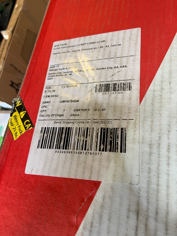 Photo 1 of Frigidaire Upright Freezer, 6.5 cu. ft., Deep Freeze, Vinyl Coated Metal with Wire Shelving, Compact for Kitchen, RV, Dorm, Cabin, and Trailer, Platinum Design Series, Silver - 21D x 23W x 56H (factory sealed)