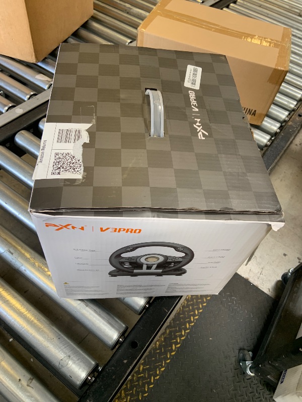 Photo 1 of PXN PC Racing Wheel, V3 PRO 180 Degree Universal Usb Car Sim Race Steering Wheel with Pedals for PC, PS3, PS4, Xbox One, Xbox Series X/S, Switch (Black)