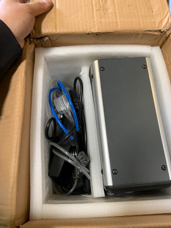 Photo 1 of Lakimi Pneumatic Jewelry Engraver Machine - Pneumatic Hand Engraving Machines Dual-Head 400-8000 RPM for Jewelry and Metal Crafting G01