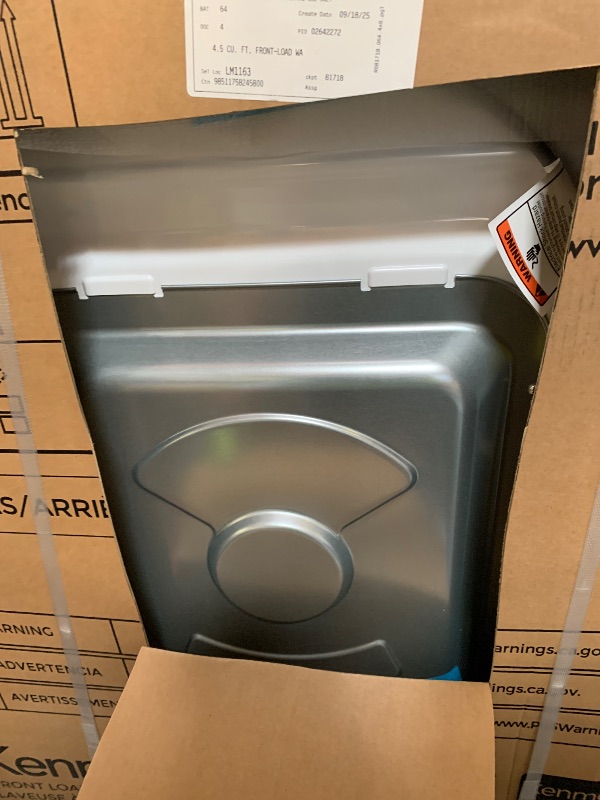 Photo 1 of Kenmore 4.5 cu. ft. Front Load Washer with Stain Removing Steam Treatment - Reduce Laundry Time with Accela Wash - LED - ENERGY STAR Certified - White