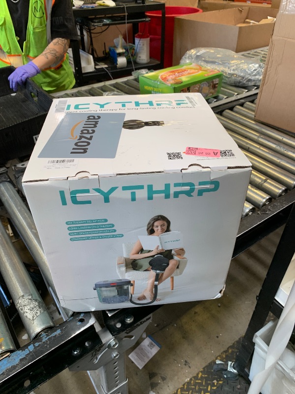 Photo 1 of Cold Therapy Machine with Programmable Timer, Ice-Machine-for-Knee-After-Surgery, Knee Replacement Recovery Equipment, Cryotherapy Pain Relief w/Compression Pad for Shoulder, Ankle (Gray)