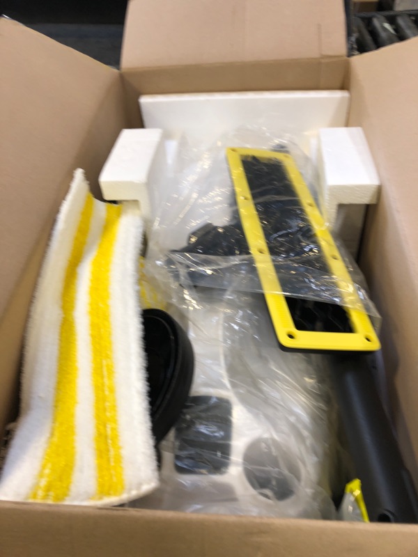 Photo 1 of Kärcher Steam Cleaner, Multi Purpose, Power Steamer, Chemical-Free, 40 Sec Heat-Up, for Grout, Tile, Hard Floors, Appliances & More - SC 3 Easy Fix
