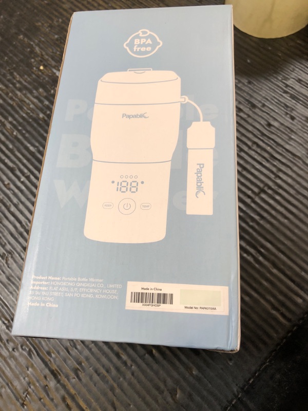 Photo 1 of Papablic Portable Bottle Warmer Pro — 115W Fastest Heating, Built-in Sterilizer, Baby Milk Warmer On The Go for Travel and Home, 5 Temp Settings and Keep Warm for Breastmilk & Formula, Mint Green