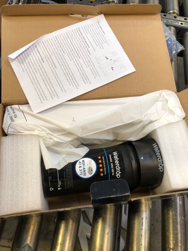 Photo 1 of **USED** Waterdrop 10UA Under Sink Water Filter System, Reduces PFAS, PFOA/PFOS, Lead, Chlorine, Bad Taste & Odor, Under Counter Water Filter Direct Connect to Kitchen Faucet, NSF/ANSI 42 Certified, 1 Year