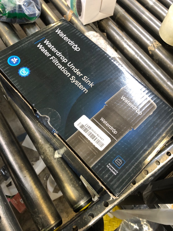 Photo 1 of **USED** Waterdrop 10UA Under Sink Water Filter System, Reduces PFAS, PFOA/PFOS, Lead, Chlorine, Bad Taste & Odor, Under Counter Water Filter Direct Connect to Kitchen Faucet, NSF/ANSI 42 Certified, 1 Year