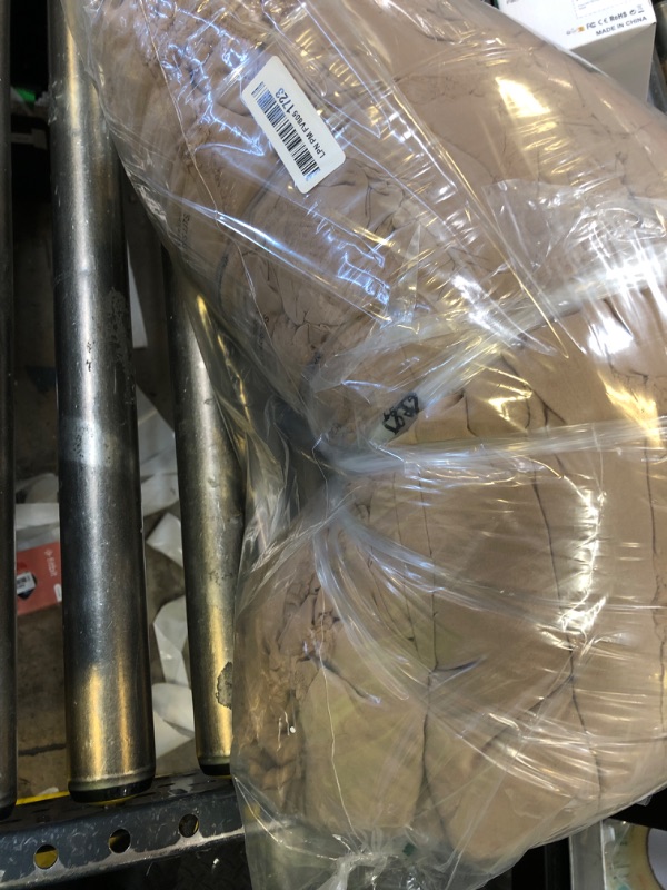 Photo 1 of Bedsure Tufted Boho Comforter Set Queen Size - Light Brown Boho Bed Set, GentleSoft™ 3 Pieces Farmhouse Shabby Chic Embroidery Bedding, Gifts for Woman, Jacquard Queen Comforter for All Seasons