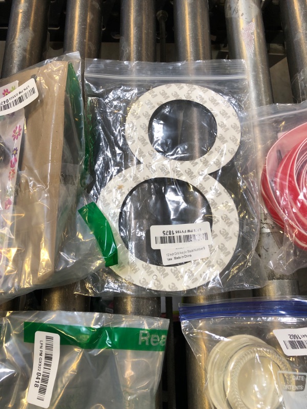 Photo 1 of 10 Inch Black House Numbers 8 - Easy Installation With Screw Set, Includes Hardware for Flush or Floating Mount, Frosted Matte Black Acrylic Address House Numbers for Door, Exterior, Porch