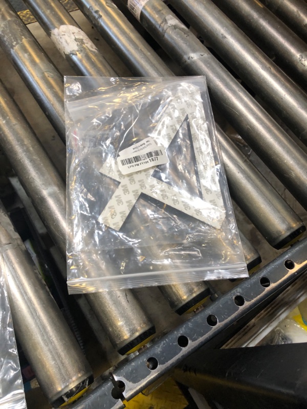 Photo 1 of 10 Inch Address Numbers 4 - Easy Installation With Screw Set, Includes Hardware for Flush or Floating Mount, Frosted Matte Black Acrylic Address House Numbers for Door, Exterior, Porch