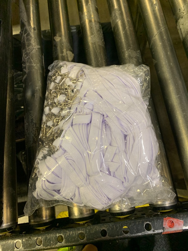 Photo 1 of 100 pc White lanyards