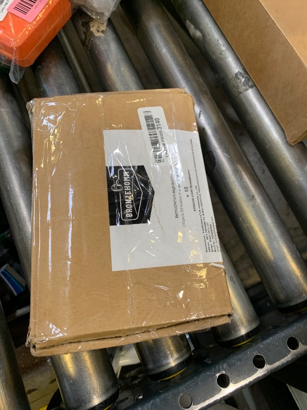 Photo 1 of 10 Pack Bronze Solid Cabinet Handles Drawer Pulls, 7.38-inch/187mm Length (5-inch Hole Center) Door Handle (1/2-inch Diameter) Kitchen Stainless Steel Cabinet Hardware Handle, Oil-Rubbed Bronze