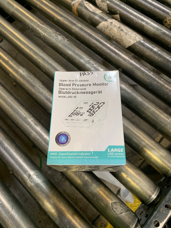 Photo 1 of YONLO Blood Pressure Monitor, Automatic Upper Arm Blood Pressure Monitors for Home Use, 2 Blood Pressure Machine Cuff(9-17in & 13-21in) with Large LED Backlit Display, 3x199 Reading Memory Users White