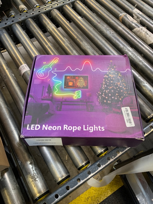 Photo 1 of FBZ 200Ft Led Rope Lights, Flexible Neon Lights Control with App/Remote, Multiple Modes, IP65 Outdoor RGB Waterproof, Music Sync Gaming Light Strip for Bedroom Decor