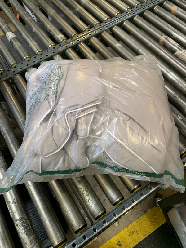 Photo 1 of Layla All Season Down Alternative Comforter, (Gray, Twin/Twin XL), 300 Thread Count 100% Cotton Fabric with Corner Loops