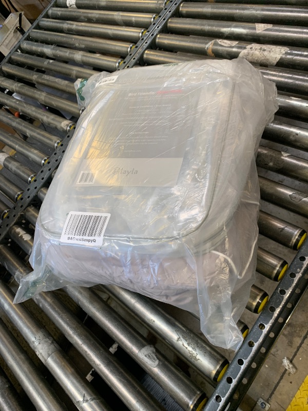 Photo 1 of Layla All Season Down Alternative Comforter, (Gray, Twin/Twin XL), 300 Thread Count 100% Cotton Fabric with Corner Loops