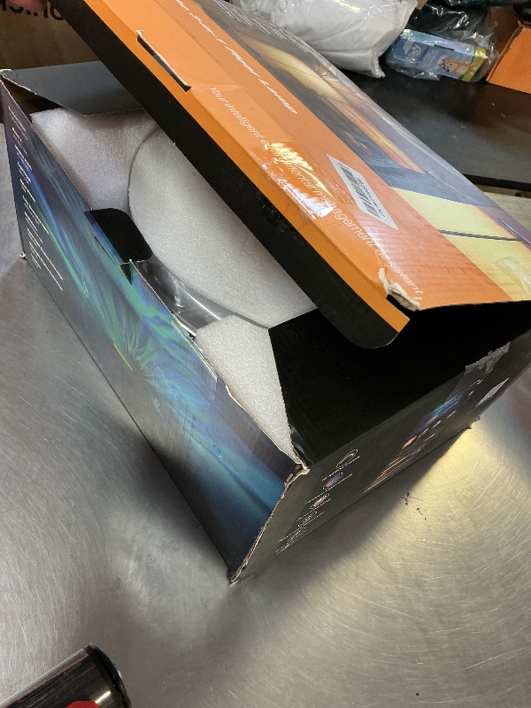 Photo 1 of Arsoma Smart Floor Lamp for Living Room, RGB+WW Ripple Projector, LED Corner Floor Light, Dimmable Tall Standing Lamp with App Control, Color Changing Mood Light & Eye-Care Reading Lamp for Bedroom