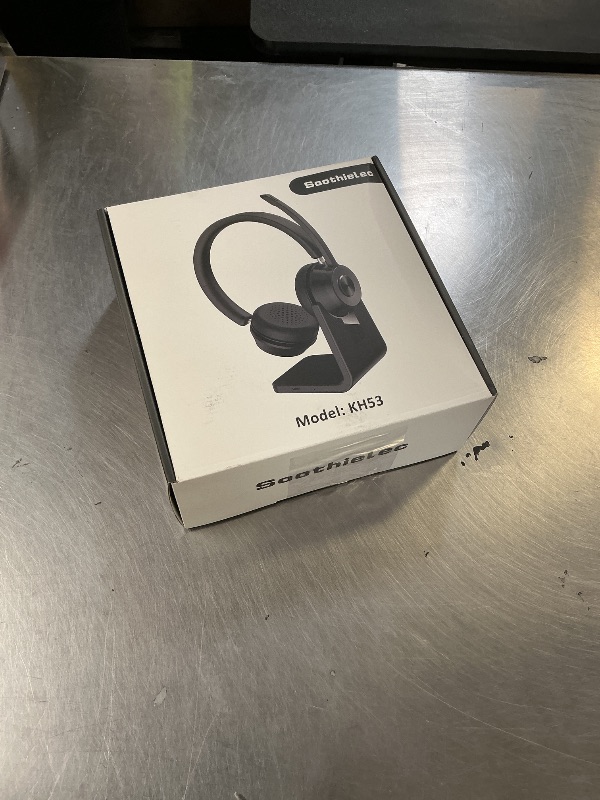 Photo 1 of (Upgraded Version) Wireless Headset, Bluetooth Headset with Noise Cancelling Microphone, Best Headphones with Mic Mute & USB Dongle for PC/Computer/Laptop/Cell Phones/Remote Work/Call Center