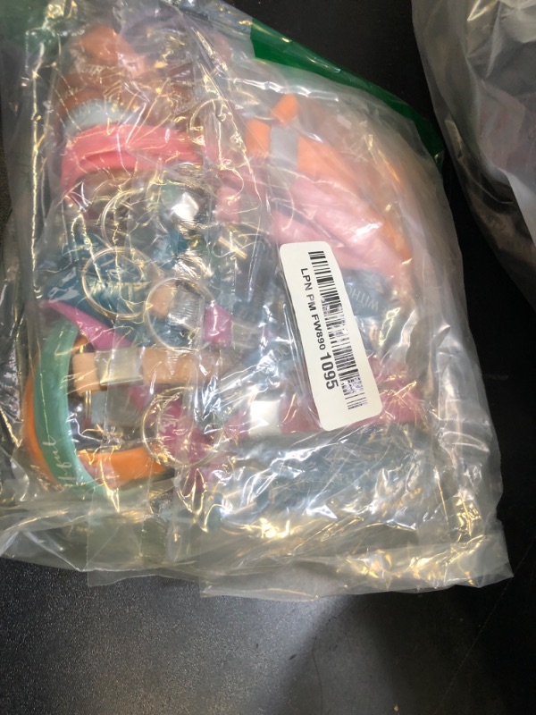 Photo 1 of ***Silicone Bands/Keychains ONLY***Yeaqee 146 Pcs Easter Christian Gifts Set Bulk Include 24 Bible Verses Pens 24 Bible Notebooks 24 Scripture Quotes Bracelets 24 Inspirational Keychains 50 Jesus Christian Stickers(Trendy)