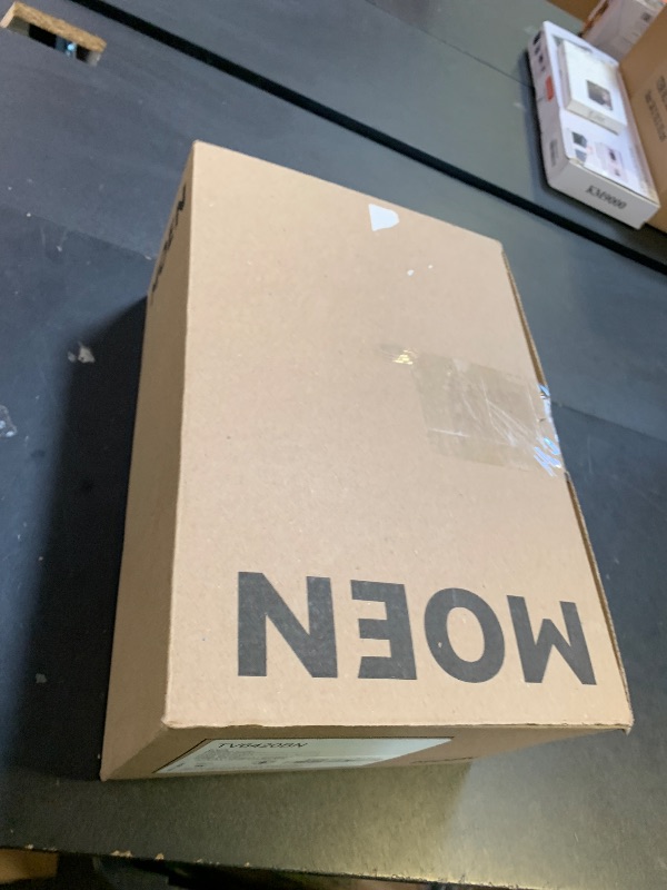 Photo 1 of Moen Eva Brushed Nickel Two-Handle High Arc Widespread Bathroom Sink Faucet for 3-Hole Setups with Valve Included, TV6420BN