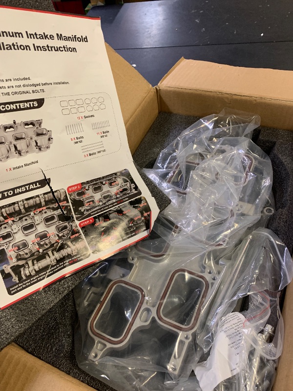 Photo 1 of Upgraded Full Aluminum Engine Lower Intake Manifold Compatible with 2011-2020 Dodge Chrysler Jeep RAM - Durango Charger Challenger Avenger Town & Country ProMaster Grand Cherokee 3.6L V6