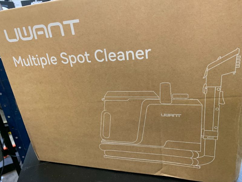 Photo 1 of uwant Portable Carpet and Upholstery for Deep Cleaner, 18Kpa Carpet Cleaner Machine for Cars, Pets with Cleaning Tool and Self Cleaning Set of 1 for Spot, Rug, Couch