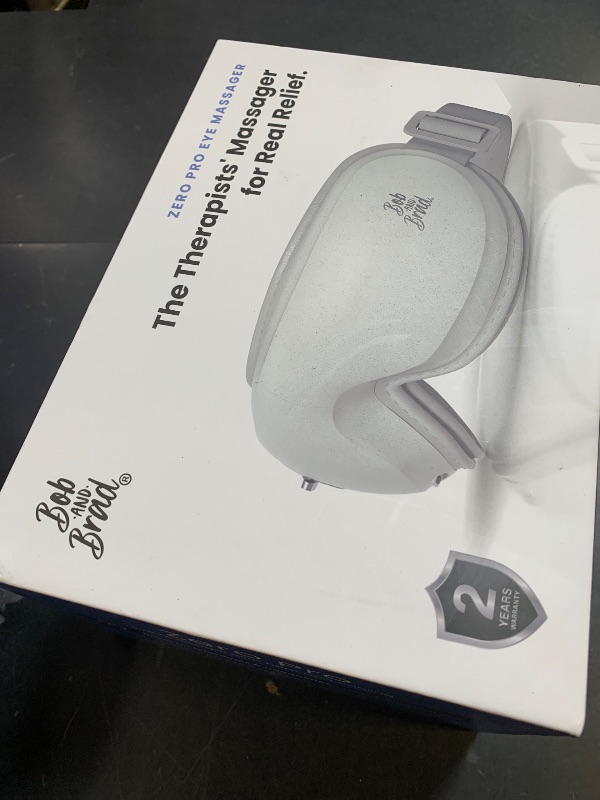Photo 1 of BOB AND BRAD Zero Pro Ultra-Quiet Eye Massager with Heat and Cooling, Lightweight Eye Massager with Scroll Button for Headache Migraine Dry Eyes Relief, FSA Eligible HSA Item for Stress Relief