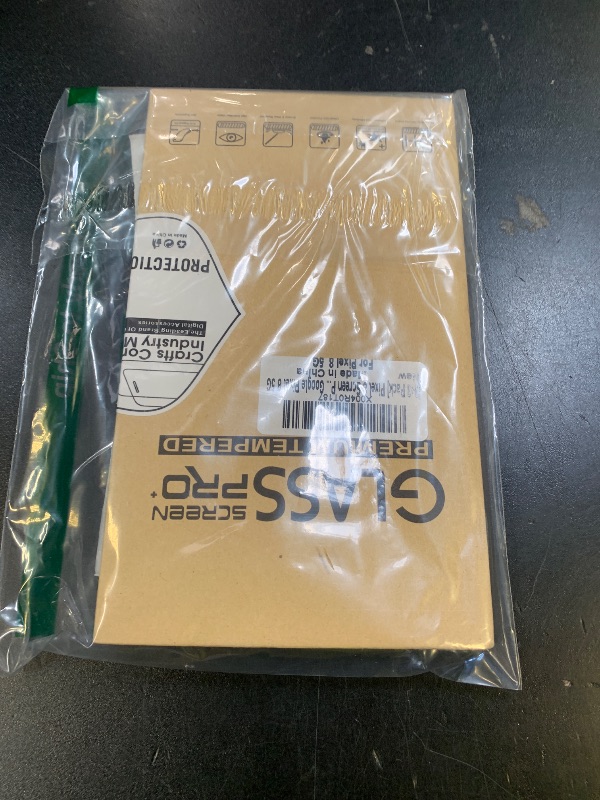 Photo 1 of [3+3 Pack] Pixel 8 Screen Protector + Camera Lens Protector, 9H Tempered Glass, Fingerprint Unlock, Anti-Scratch, Easy Installation, HD Screen Protector for Google Pixel 8 5G