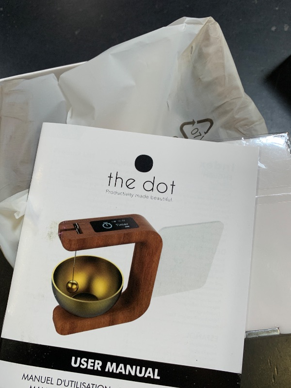 Photo 1 of Pro Timer P2 - Elegant Wooden Pomodoro Timer - an Original Productivity Tool with Magnetic Memo Board – High-End Quality Desk Device for Focus, Meditation & Productivity - Ideal for Work & Study