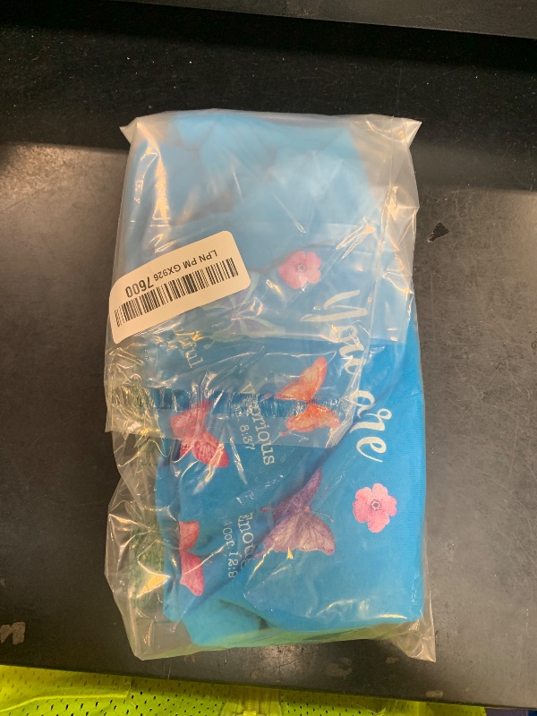 Photo 1 of *CYAN NOT BLACK** You are Butterfly Beautiful Christian Religious Bible Verse T-Shirt Kids XS
