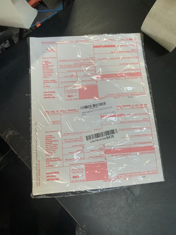 Photo 1 of 1098 Mortgage Interest -2 Part- Laser Form, Federal Set for 25, 2025