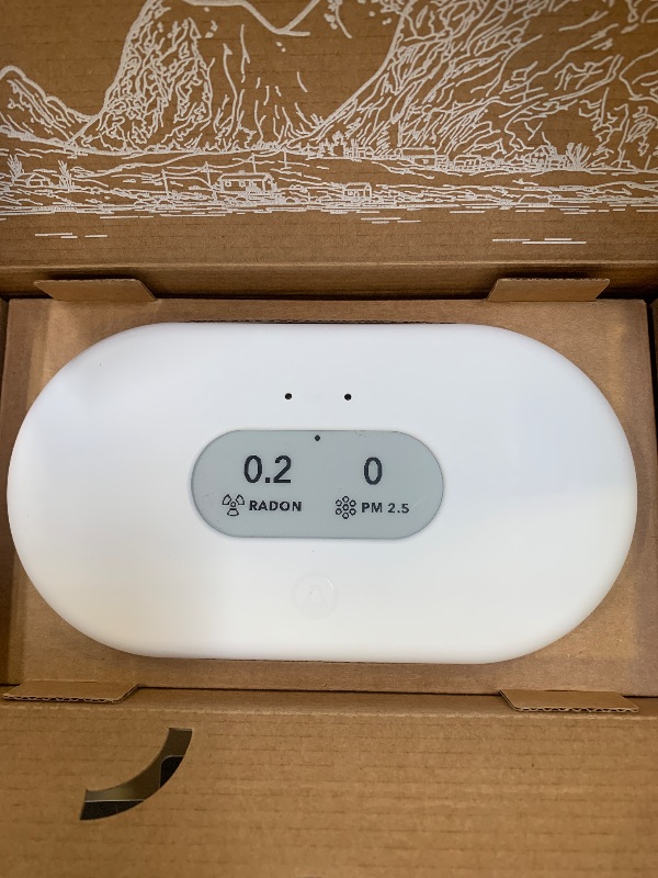 Photo 1 of Airthings 2960 View Plus - Battery Powered Radon & Air Quality Monitor (PM, CO2, VOC, Humidity, Temp, Pressure)