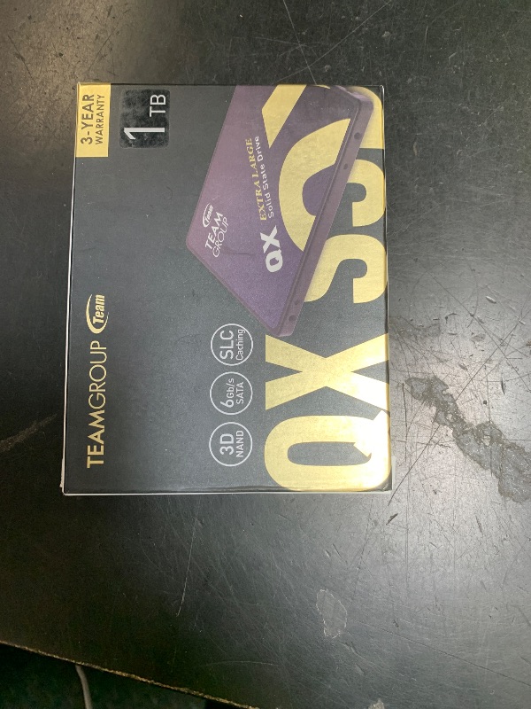 Photo 1 of TEAMGROUP QX 1TB 3D NAND QLC 2.5 Inch SATA III Internal Solid State Drive SSD R/W Speed up to 560/500 MB/s 200TBW Laptop & PC Desktop T253X7001T0C101