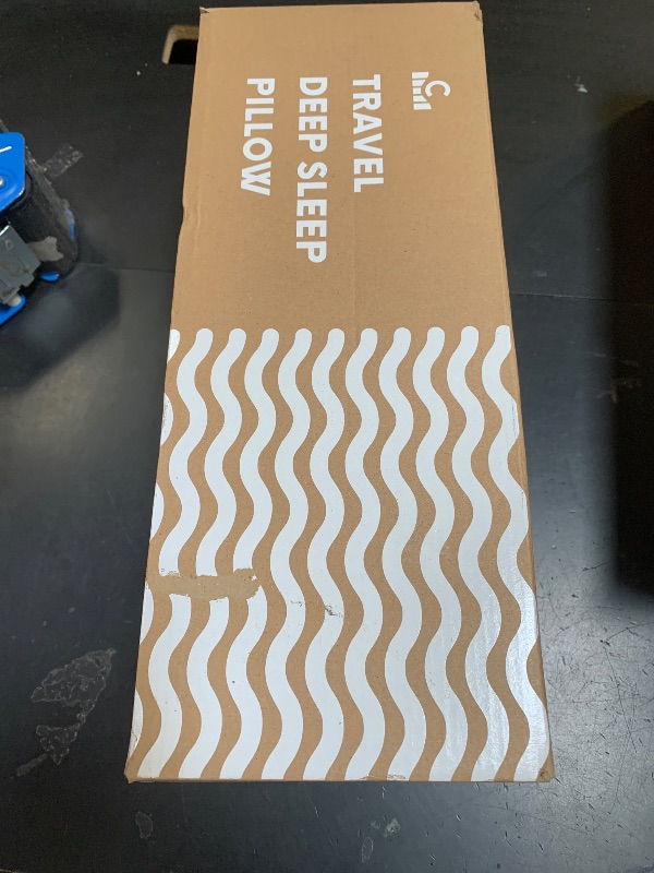 Photo 1 of Cushion Lab Travel Deep Sleep Pillow – Compact Memory Foam Neck Pillow for Sleeping, Portable Pillow for Hotels, Camping, Side & Back Sleepers, On-The-Go – Spark