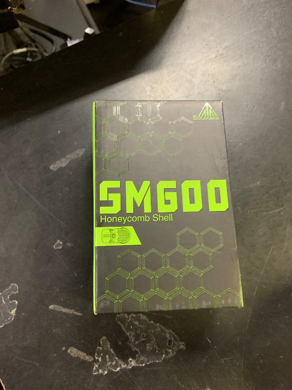 Photo 1 of SOLAKAKA SM600 Honeycomb Shell Gaming Mouse Wireless,Tri-Modes BT/2.4G Wireless/Type-C Wired Gamer Mouse with 2 Side Buttons, Macro Programmable and RGB Light for PC/Mac/Laptop,Black