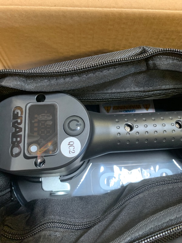 Photo 1 of GRABO PRO-Lifter-20 Electric Vacuum Suction Cup (2021) For Tiles, Stone, Wood, Glass, Concrete Pavers, Drywall. Lifts up to 375lbs with Auto Shut-OFF Switch. Incl: 1 Battery,1 Seal, Charger, Carry Bag