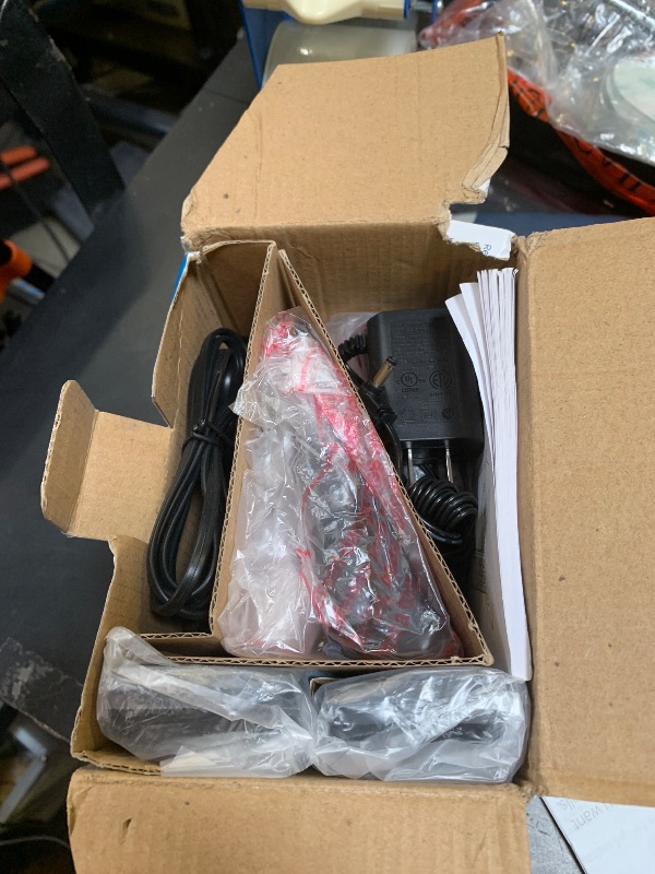 Photo 1 of AT&T CL82219 DECT 6.0 2-Handset Cordless Phone for Home with Answering Machine, Call Blocking, Caller ID Announcer, Intercom and Long Range, Black