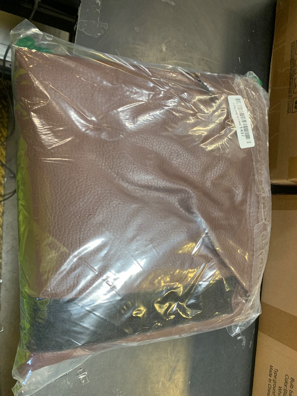 Photo 1 of Durable Pu Leather Cotton Chair Replacement Cover Made Compatible with IKEA Poang Armchair. Slipcover Only. Chair is Not Included. (A Head PU Leather Brown)