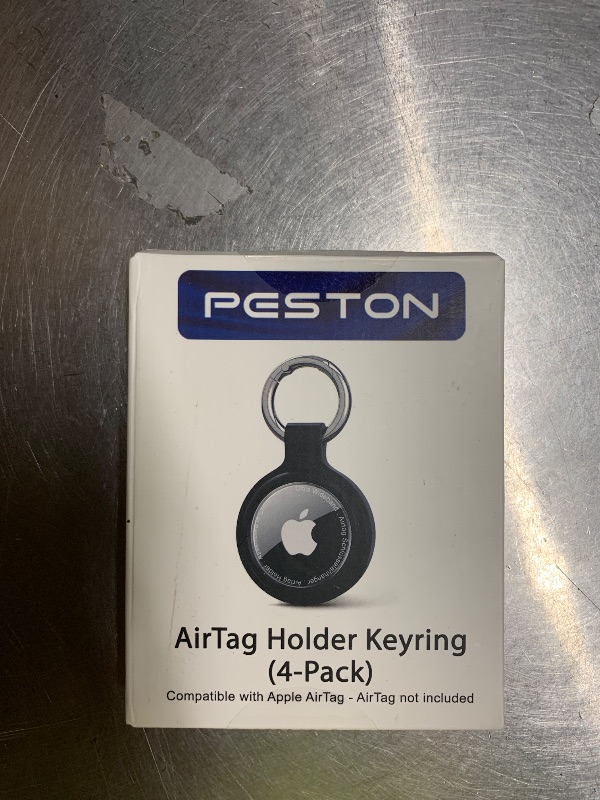 Photo 1 of [4-Pack] Case for Apple AirTag Holder Keychain – IPX6 Waterproof, Anti-Lost, Scratch-Resistant Case for Air Tag – for Keys, Pets, Luggage