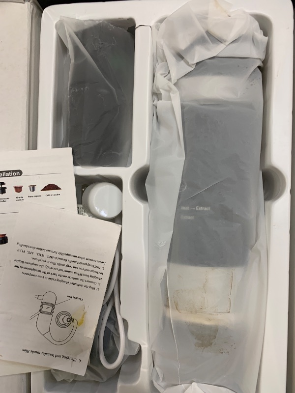 Photo 1 of Portable Espresso Maker, Travel Coffee Maker for camping, Portable Espresso Machine with USB-C, 3-in-1 Small Espresso Machine with Ground Coffee & Capsules (NS?DG) for RV, Hiking (Obsidian Black)