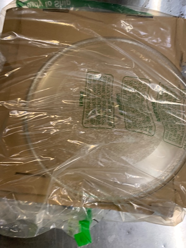 Photo 1 of 12.75" Microwave Plate Replacement for WB49X10129 GE Microwave Glass Plate, LG 3390W1A027A and Kenmore Microwave Glass Plate 1B71961H Compatible With WP8172138 12 3/4 inch Whirlpool Microwave Plate