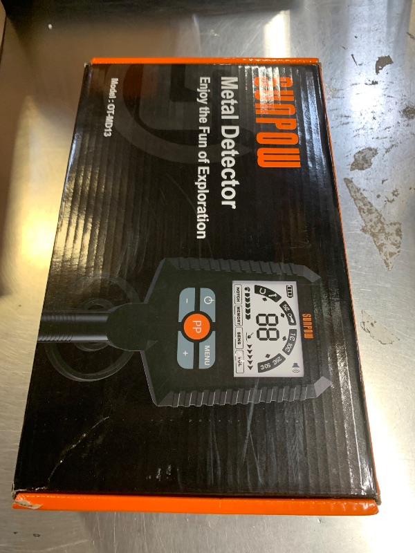 Photo 1 of SUNPOW Metal Detector for Adults & Kids, Kids Metal Detector kit Waterproof for Gold Detecting, Stable Anti-Interference, Higher Accuracy, Bigger LCD Display, 4 Modes, 8" Search Coil, MD13