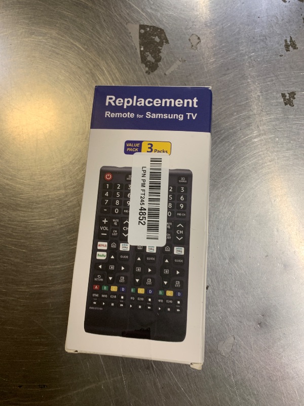 Photo 1 of (Pack of 3) Replacement for Samsung TV Remote Control, Universal Compatible with All Samsung LCD LED HDTV 3D Smart TVs