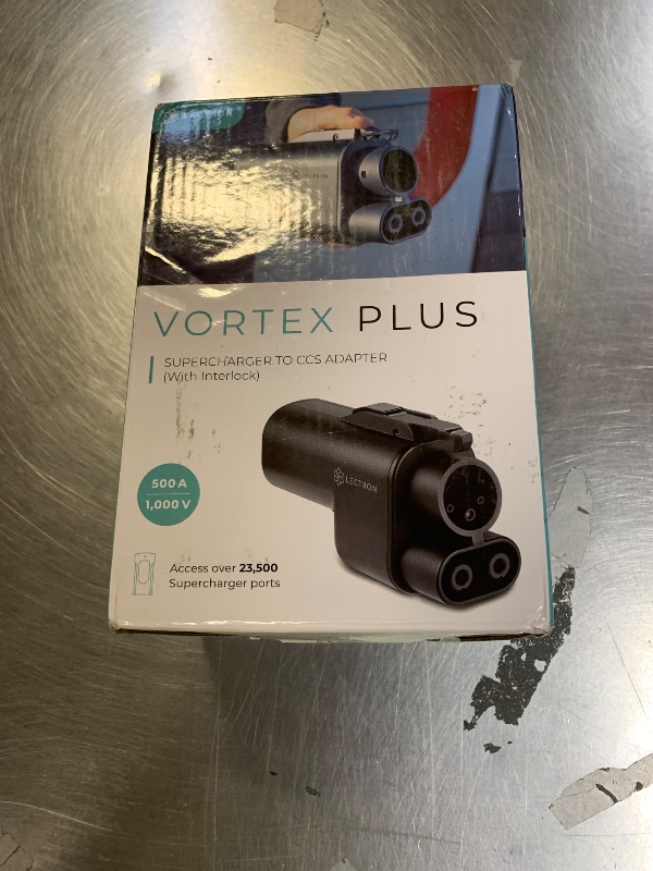 Photo 1 of Lectron NACS to CCS Electric Vehicle Adapter with Interlock - (500A/1,000V) - Compatible with Tesla Superchargers - CCS1 EV Fast Charging with Vortex Plus [Check Automaker for Compatibility] - UL 2252